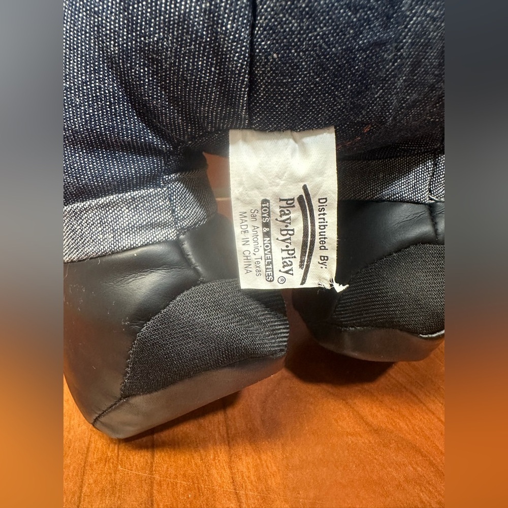 Harley-Davidson Gray Plush Dog with Black Accents - Picture 5 of 7